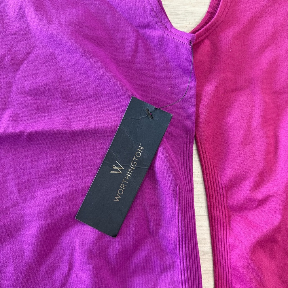 NWT Women's Sleeveless Tops bundle Purple and Pink - Picture 6 of 8